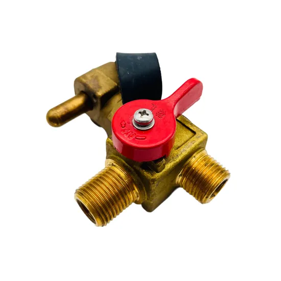 G1/2 Brass Three-Way Filling Angle Valve Wall Mount One Into Two out Water Cleaning Sprayer Bathroom Accessories